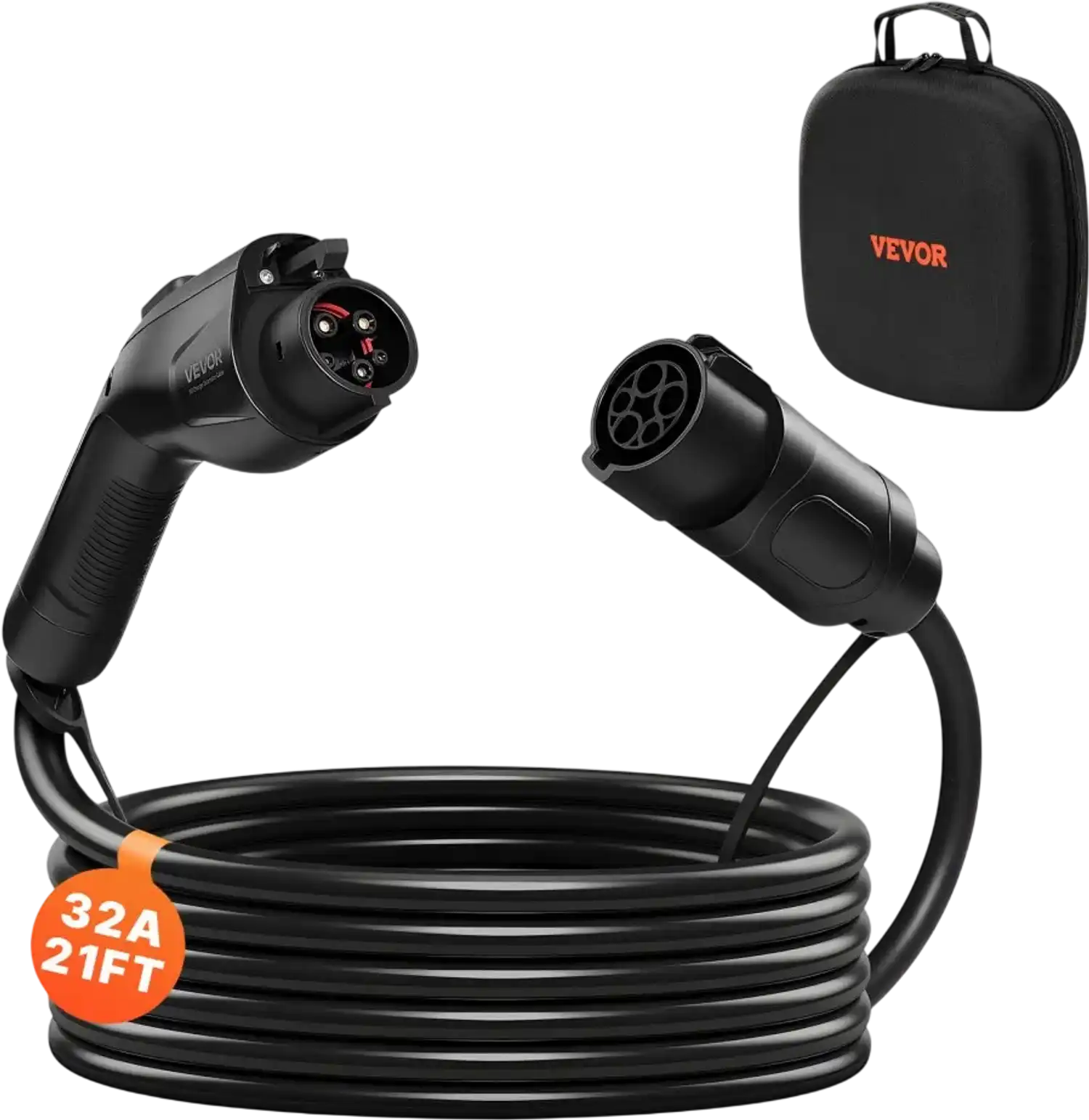 Vevor EV Charger Extension Cable 32A 21' J1772 New