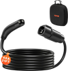 VEVOR EV Charger Extension Cable for Tesla, 48Amp 21 ft Max 240V 11.52 kW with NACS Plug, EV Extension Cord for Level 1/2 Tesla Mobile/Wall Connector/Destination Charger, Model Y/X/3/S, Carrying Bag
