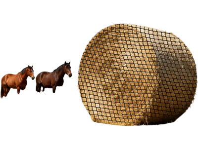 Vevor Hay Net Round Bale Slow Feeder for Horses 4.92' x 4.92' x 4.92' New