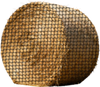 VEVOR Round Bale Hay Net, 5.91 x 5.91 x 5.91 ft, 1.65 inch Holes, PE Material, Knotless Design, with Zip Ties, Needle Shuttle, Repair Twine and Storage Bag, Slow Feeder Round Bale Net for Horses