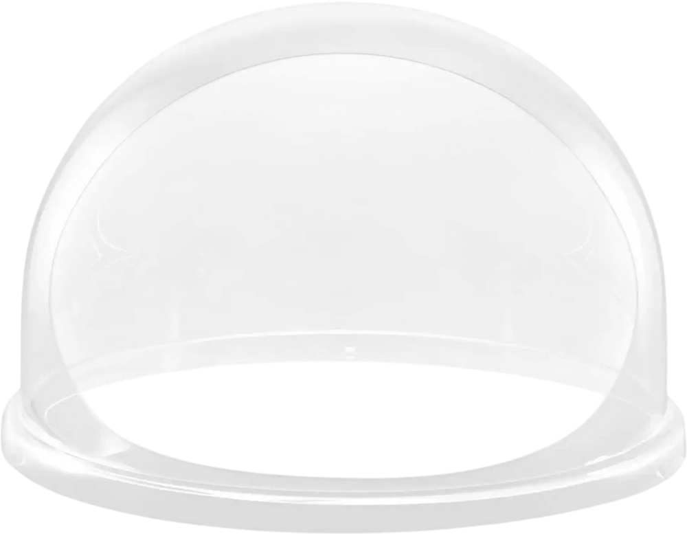 VEVOR Cotton Candy Machine Cover, Transparent Acrylic Dome Bubble Shield, Cotton Candy Machine Bubble Shield Compatible with 20.5in Cottons Candies Machines Bowl for Party, Shops, Bottom Groove Design