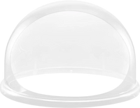 VEVOR Cotton Candy Machine Cover, Transparent Acrylic Dome Bubble Shield, Cotton Candy Machine Bubble Shield Compatible with 20.5in Cottons Candies Machines Bowl for Party, Shops, Bottom Groove Design