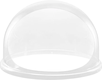 VEVOR Cotton Candy Machine Cover, Transparent Acrylic Dome Bubble Shield, Cotton Candy Machine Bubble Shield Compatible with 20.5in Cottons Candies Machines Bowl for Party, Shops, Bottom Groove Design
