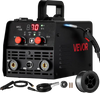 VEVOR 135A MIG Welder, 3-in-1 Lift TIG/Gasless Flux Core/Stick MIG Welding, 110V Synergic Multi-Process Mig Welder Machine with IGBT Inverter, Portable for Metal Fabrication, Home Repair & DIY Project