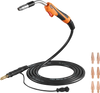 VEVOR 250A MIG Welding Gun with 15FT Cable, Replacement for Lincoln Magnum Pro 250L  - with 7PCS Mig Welding Contact Tips