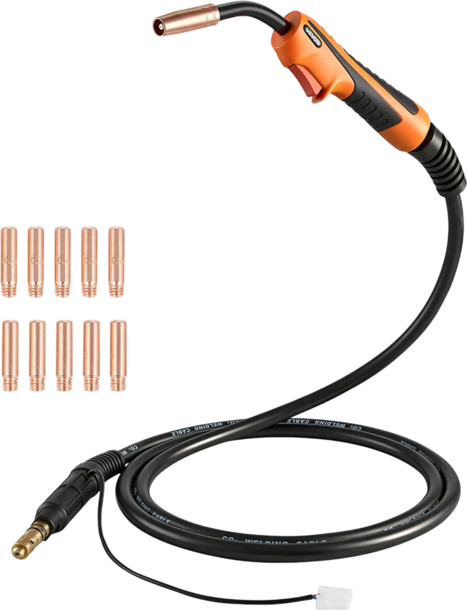Vevor MIG Welding Gun 100A 10' Replacement for Lincoln Magnum 100L with 11 Contact Tips New