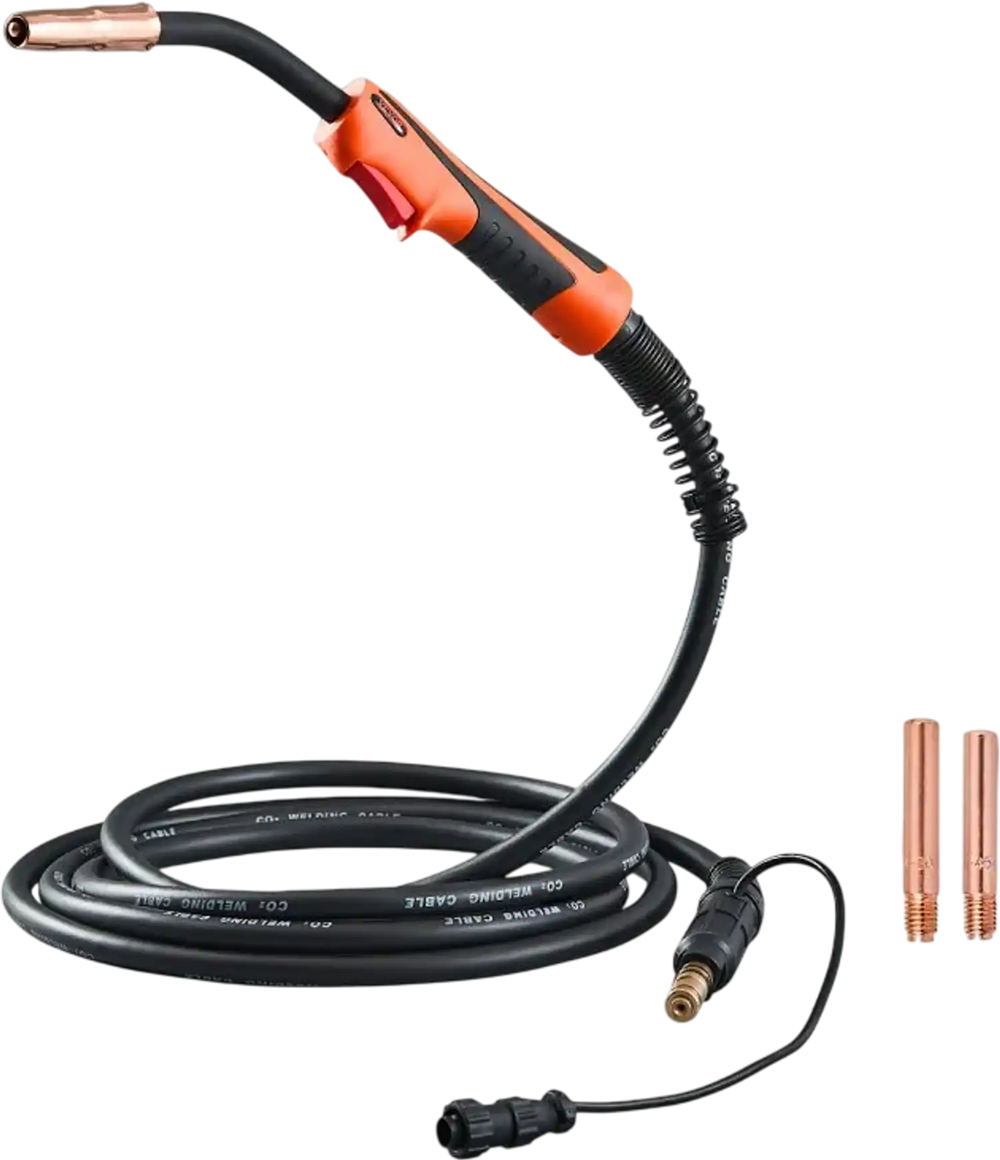 VEVOR 250Amp Mig Welding Gun with 15FT Cable, Compatible with LincoIn Power MlG 200, 215, 216, 255 and Wire-Matic 255 Welders, Suitable for 0.035" and 0.045" Welding Wires