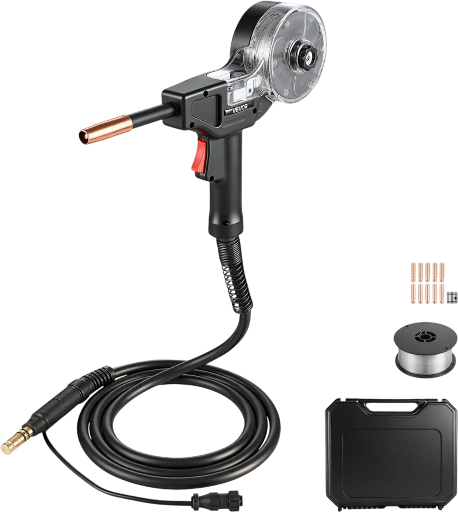 Vevor Spool Gun 130A 10' Cable Aluminum MIG Welding Kit New