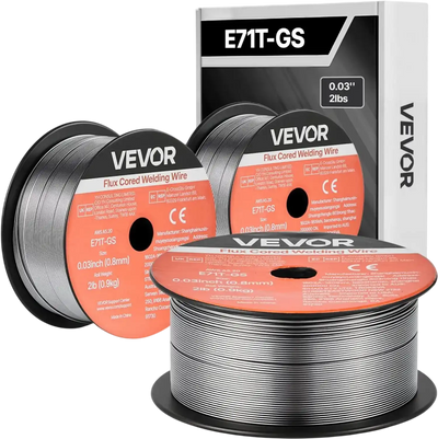 Vevor MIG Welding Wire Flux Core Gasless Mild Steel 0.03