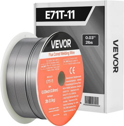 Vevor Flux Core MIG Welding Wire Gasless Mild Steel 0.03