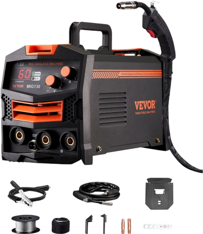 Vevor MIG Welder 130A Gasless Flux Core Portable Welding Machine New