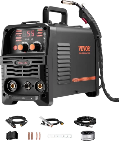 Vevor MIG Welder 3-in-1 130A Flux Core Stick Lift TIG Portable Welding Machine New