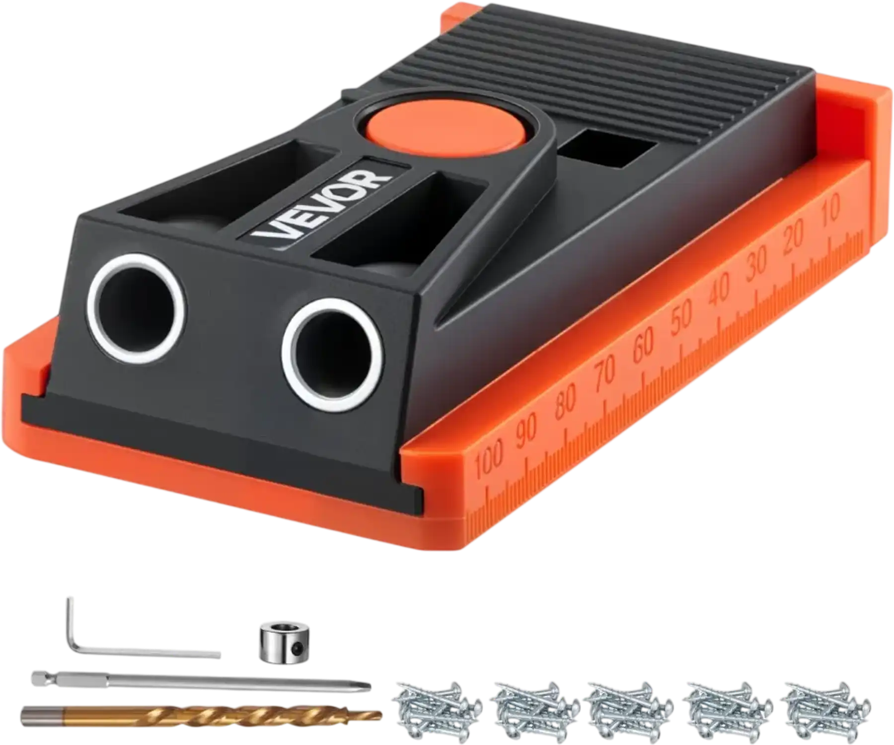 Vevor Pocket Hole Jig Kit Adjustable 1/2