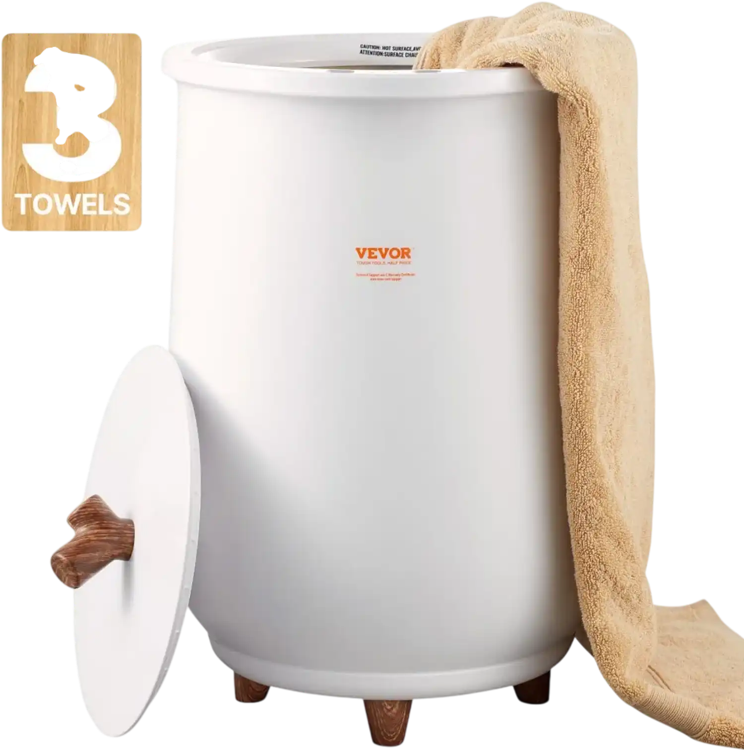 Vevor Towel Warmer 20L Bucket Auto Shut-Off Bathroom Heater New