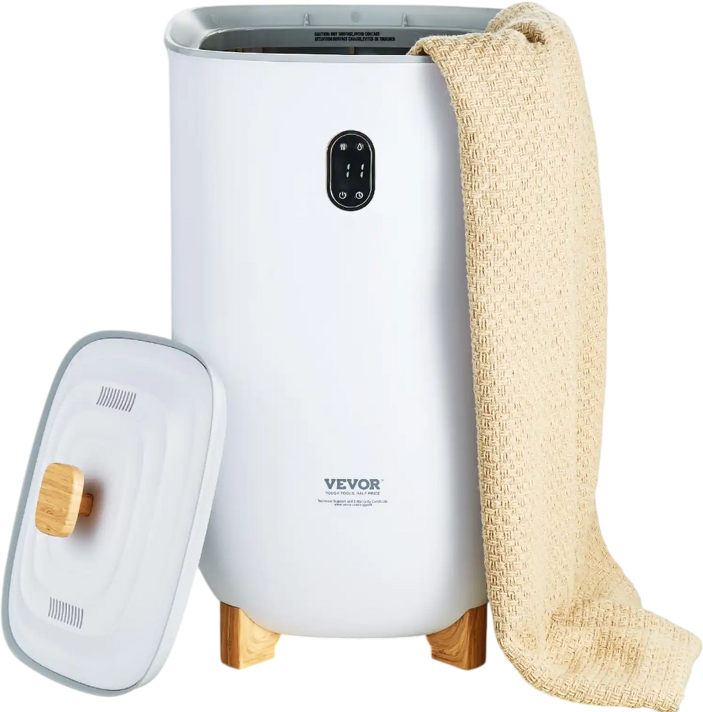 VEVOR Towel Warmers for Bathroom, 35 L Towel Warmer Bucket, Towel Dryer with Auto Shut Off for Spa Fits up to 6 Oversized Bath Towels, Blankets, Clothes, Bathrobes, PJ's and More