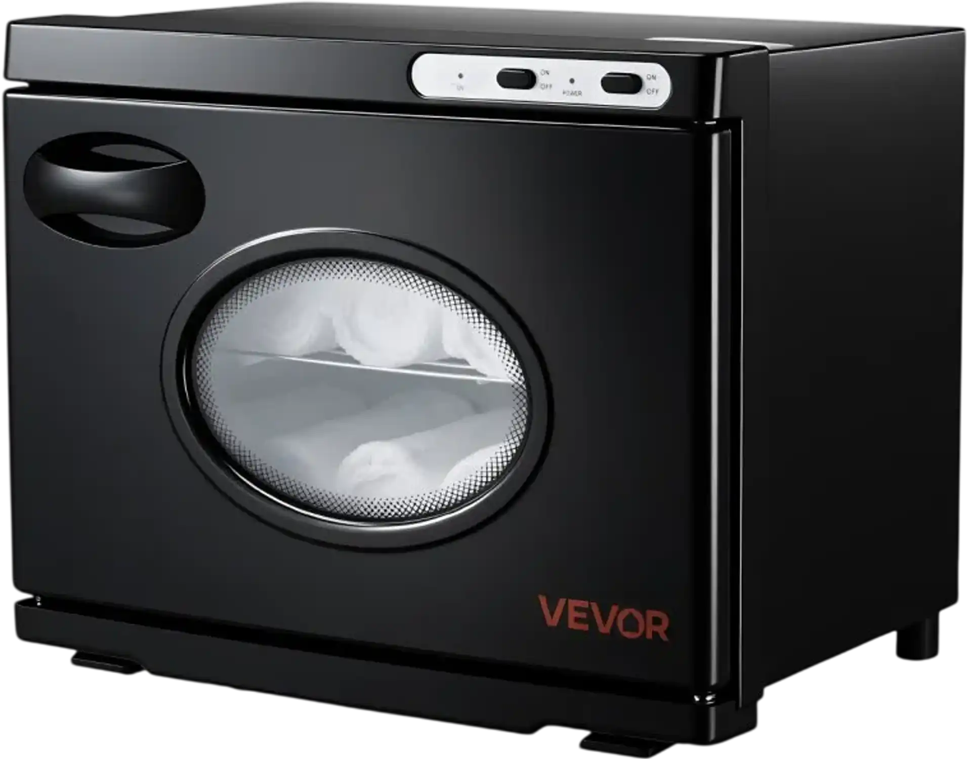 Vevor Towel Warmer Cabinet 5 gal 36-Towel See-Through Window Black New