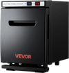 VEVOR Hot Towel Warmer, 1.1 gal Small Towel Warmer Cabinet with Clip & Stainless Steel Rack, Holds up 8-12 Towels, Portable All-Round Heating Cabinet for Spa, Barber, Manicures, Massage, Salon, Black