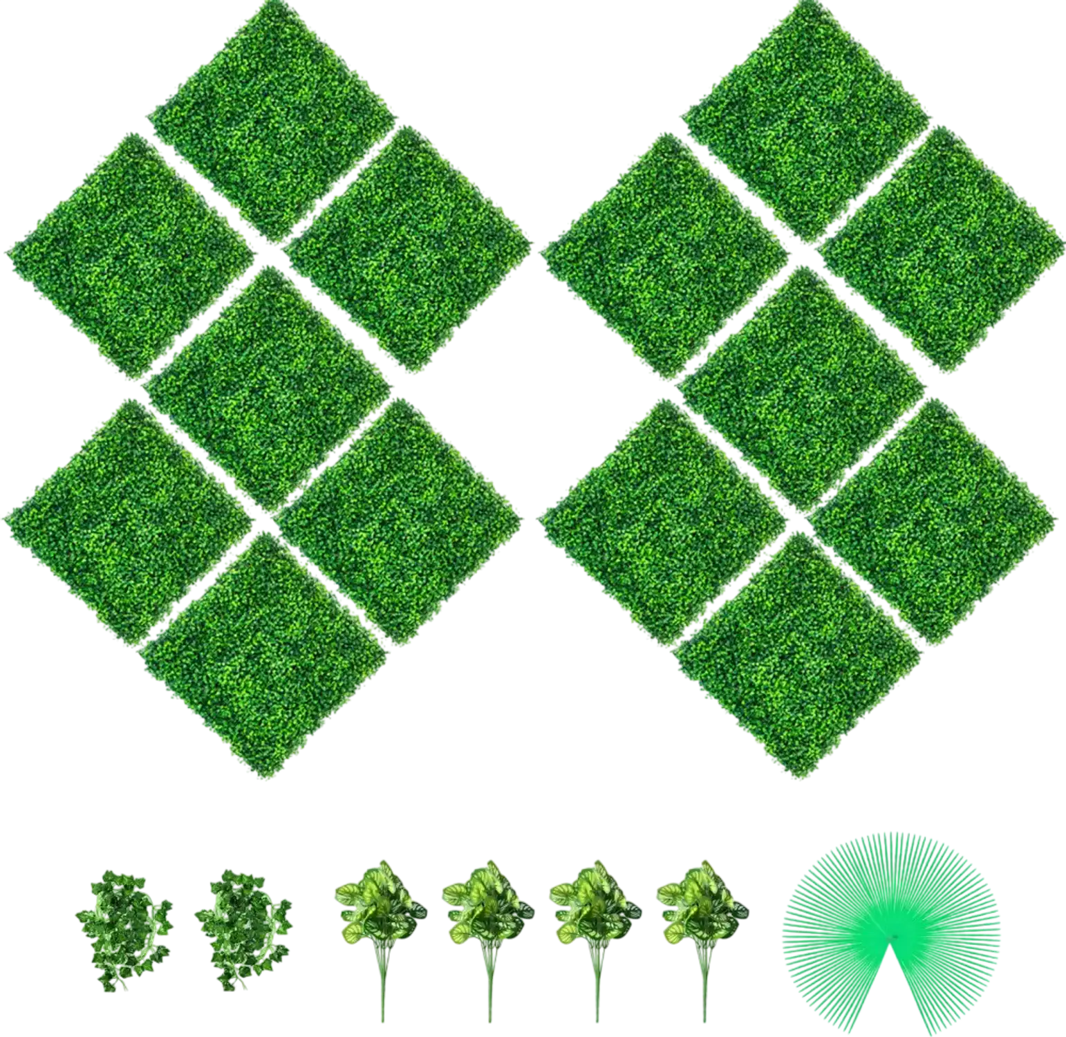 Vevor Artificial Boxwood Panels 14 Pc 20