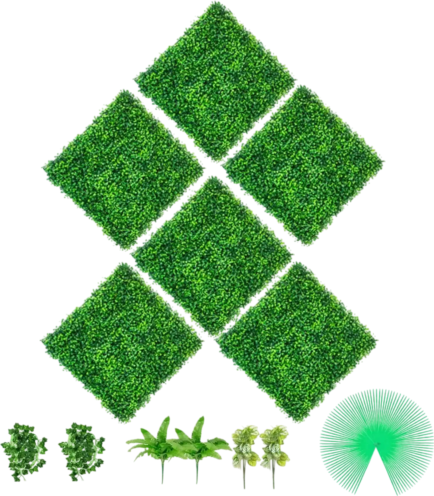 Vevor Artificial Boxwood Panels 6 Pc 20
