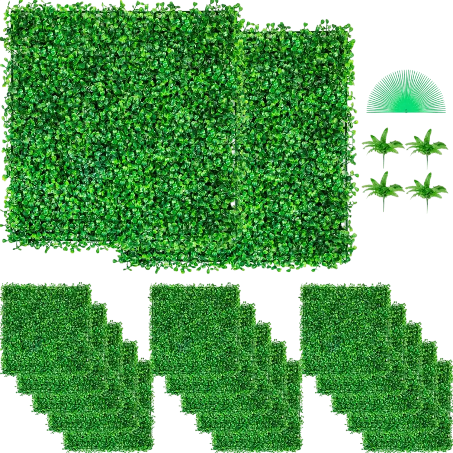 Vevor Artificial Boxwood Panel 48-Pc 10