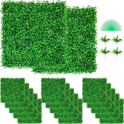 Vevor Artificial Boxwood Panel 48-Pc 10