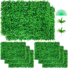 VEVOR Artificial Boxwood Panel 8pcs Boxwood Hedge Wall Panels Artificial Grass Backdrop Wall 24X16 4cm Green Grass Wall, Fake Hedge for Decor Privacy Fence Indoor Outdoor Garden Backyard