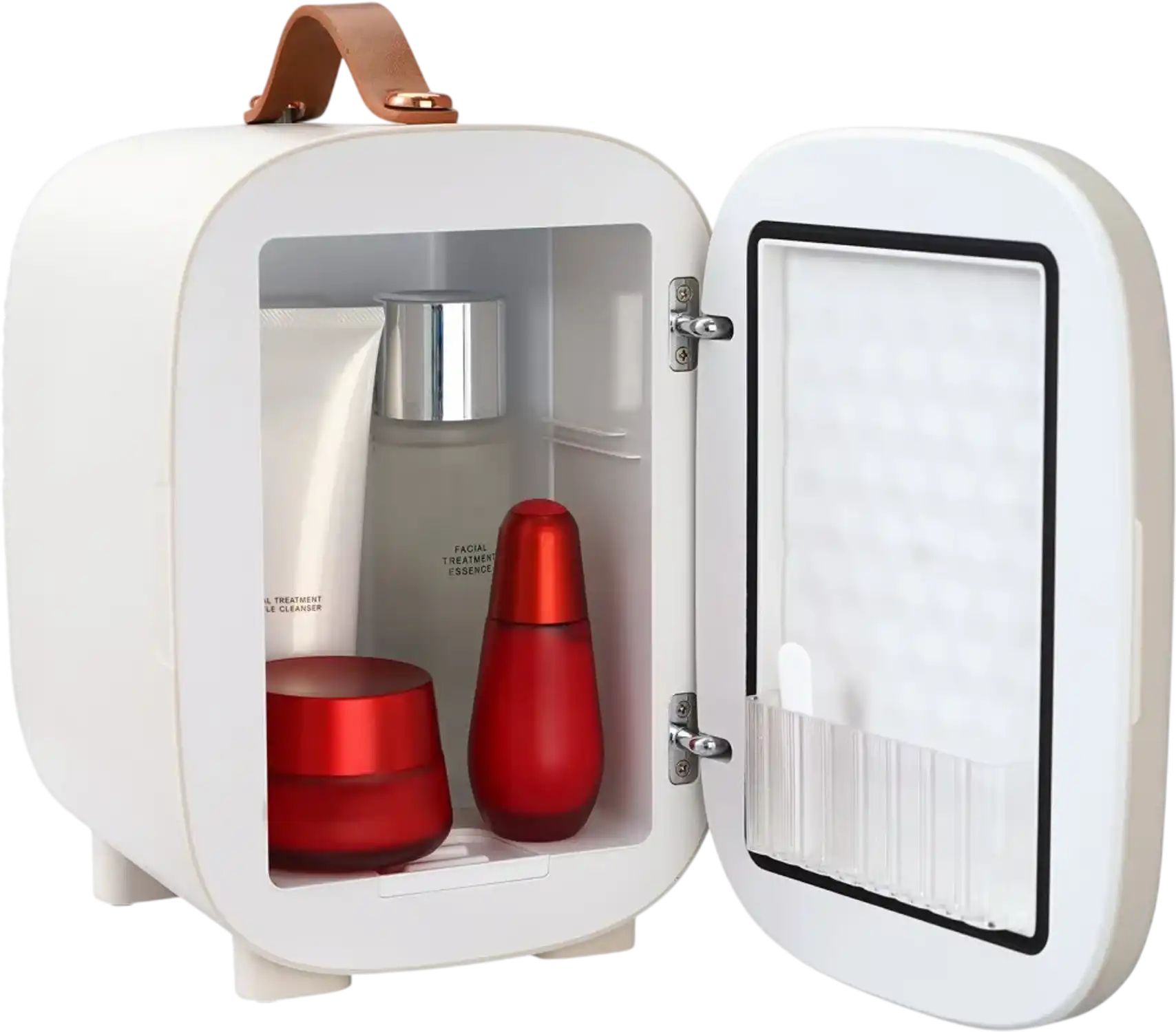 Vevor Mini Fridge Skin Care Cooler & Warmer 4 L/6 Can White New