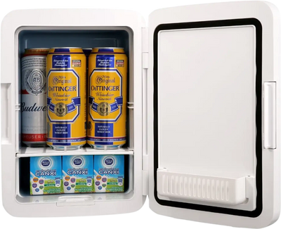 Vevor Mini Fridge 10L 12-Can Portable Cooler Warmer Black New