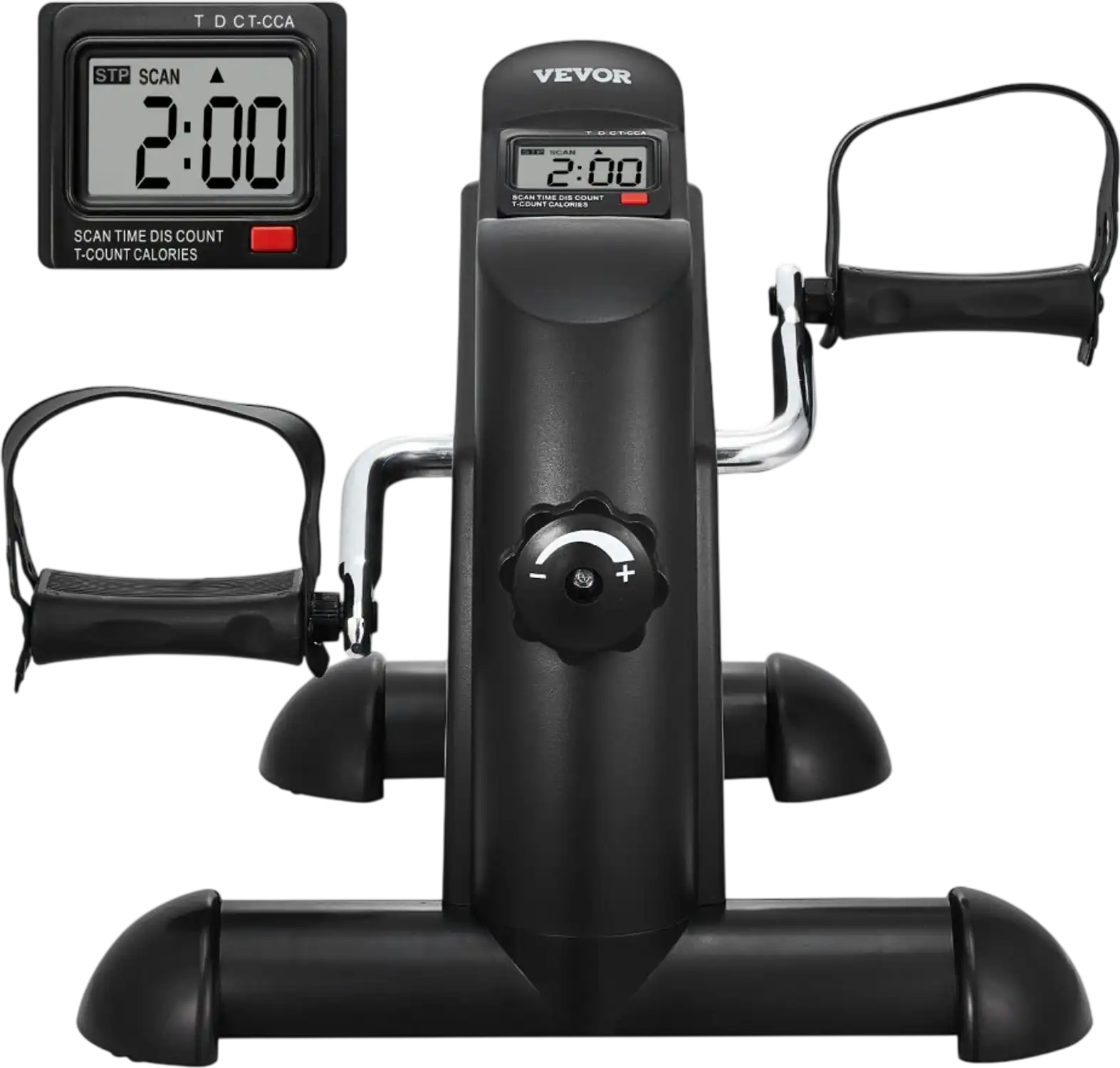 Vevor Pedal Exerciser Under Desk Mini Exercise Bike for Arm & Leg Exercise New