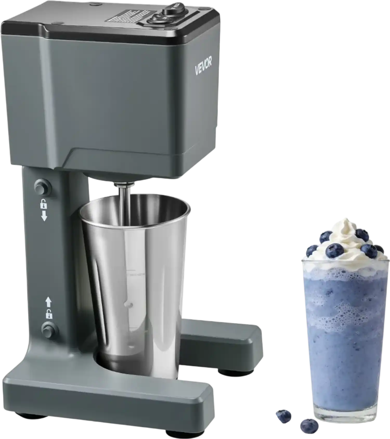 Vevor Milkshake Maker Dual-Speed Single Head Stainless Steel Cup 150W New