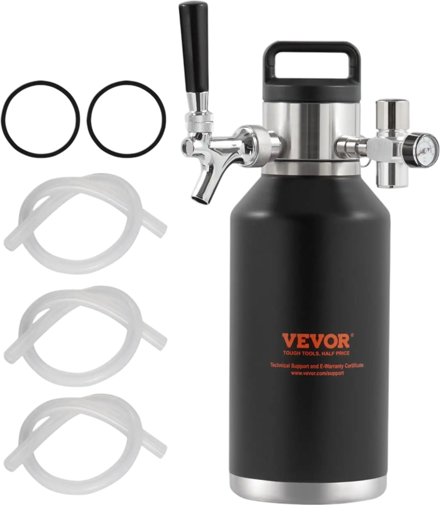 Vevor Beer Growler Tap System 64 oz 1.89 L Mini Keg New