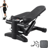 VEVOR Stair Stepper, Mini Stepper for Exercise at Home, Hydraulic Fitness Stepper with Resistance Bands, Full Body Workout Cardio Equipment, Stair Climber with LCD Monitor, 330LBS Load Capacity