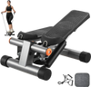 VEVOR Stair Stepper, Mini Stepper for Exercise at Home, Hydraulic Fitness Stepper with Resistance Bands, Full Body Workout Cardio Equipment, Stair Climber with LCD Monitor, 330LBS Load Capacity