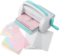 VEVOR Manual Die Cutting & Embossing Machine, Portable Cut Machines, 9 inch Opening Scrapbooking Machine Full Kit Included, For Arts & Crafts, Scrapbooking, Card Making and Crafting, White