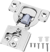 VEVOR Cabinet Hinges, 30 Packs Partial Overlay Kitchen Cabinet Door Hinges, 105 Degree Opening Angel Soft Close Concealed Cupboard Hinges for Framed Cabinet Type, with Mounting Screws