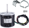 VEVOR 1/2HP Furnace Blower Motor, 208/230V 2.7Amps, 1075RPM 5 Speeds, CW/CCW Rotation, 48 Frame 3.4" Shaft Length, 7.5μF/450V Capacitor + 11" Hold Hoop