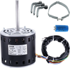 VEVOR 3/4HP Furnace Blower Motor, 208/230V 3.85Amps, 1075RPM 5 Speeds, CW/CCW Rotation, 48 Frame 4.8" Shaft Length, 10μF/450V Capacitor + 11" Hold Hoop