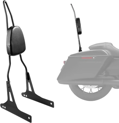 Vevor Motorcycle Backrest Sissy Bar Detachable Passenger Backrest for Harley-Davidson Dyna 29