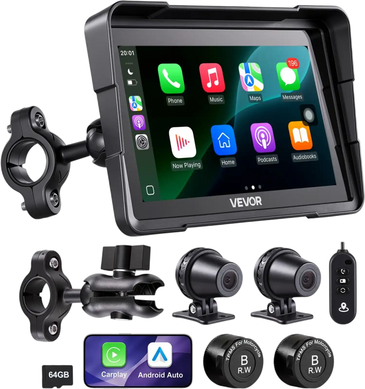 Vevor Motorcycle CarPlay 7