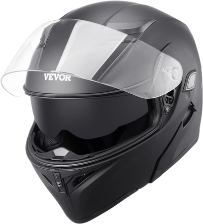 Vevor Motorcycle Helmet Unmasked Smart Street ABS High Density DOT Approved New