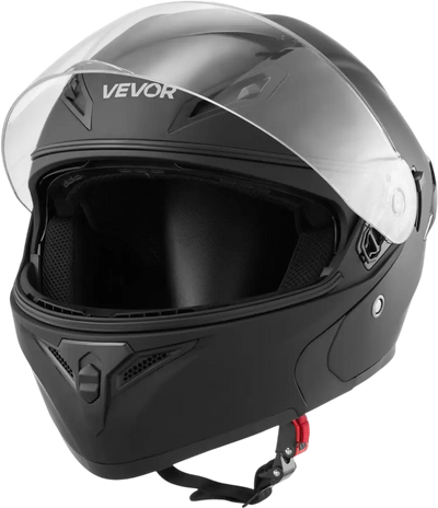Vevor Motorcycle Helmet Modular DOT Approved Matte Black XL New