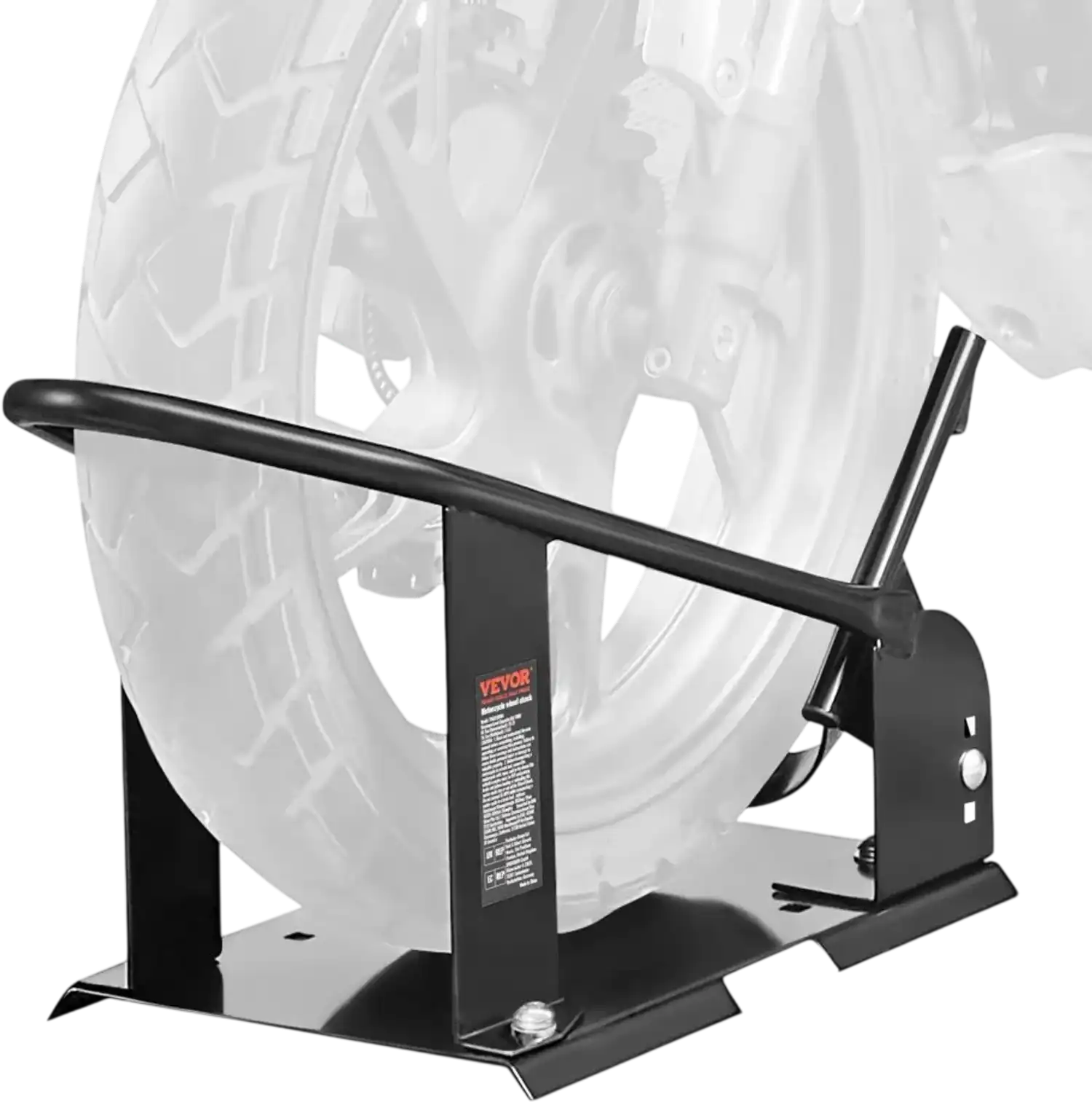 Vevor Motorcycle Wheel Chock Heavy-Duty Front Wheel Stand 15