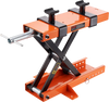 VEVOR Motorcycle Lift, 500 kg Motorcycle Center Scissor Lift Jack with Saddle & Safety Pin, Steel Motorcycle Jack Hoist Stand for Street Bikes, Cruiser Bikes, Touring Motorcycles