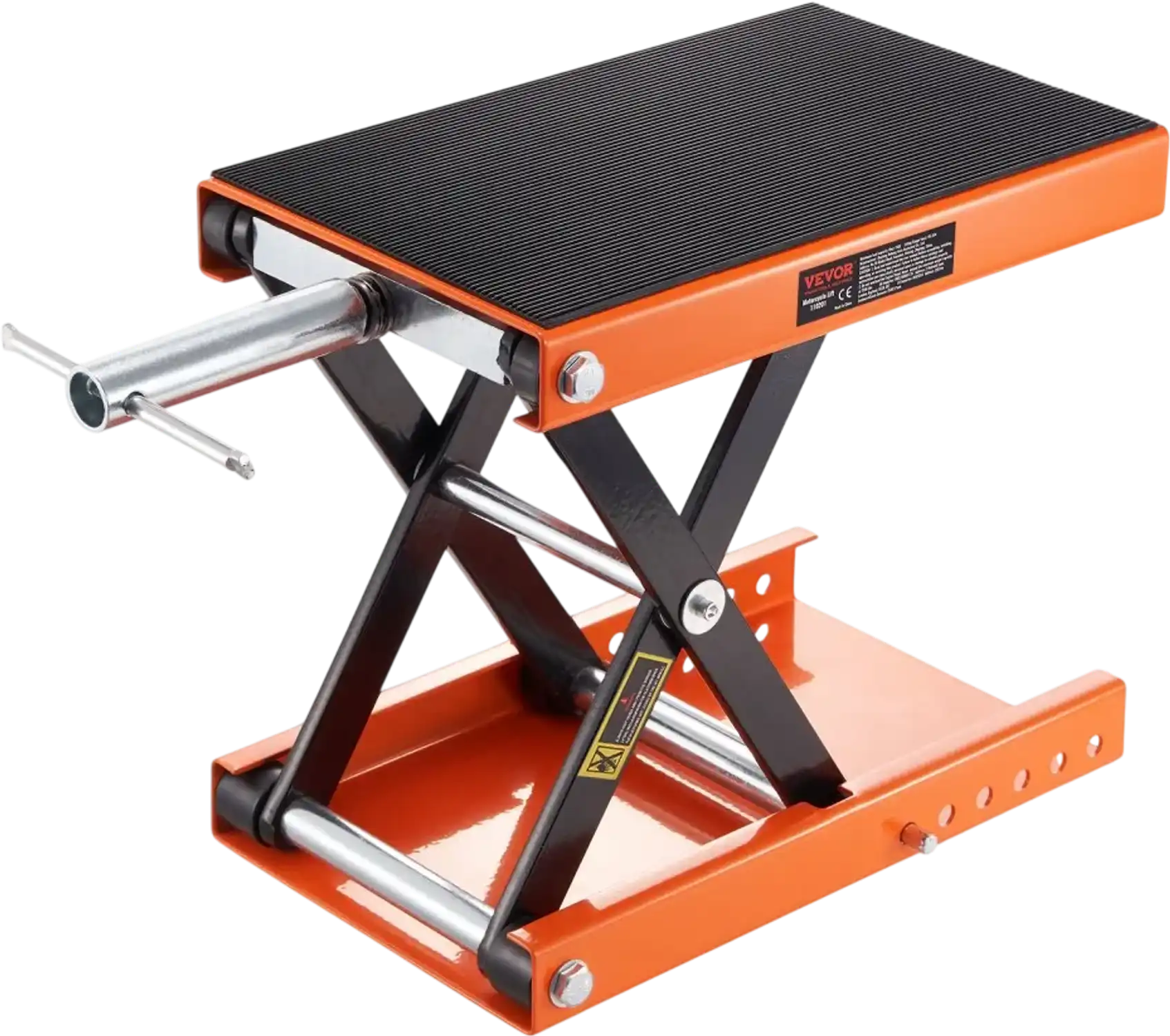 Vevor Motorcycle Lift Scissor Jack 1100 lbs Wide Deck New