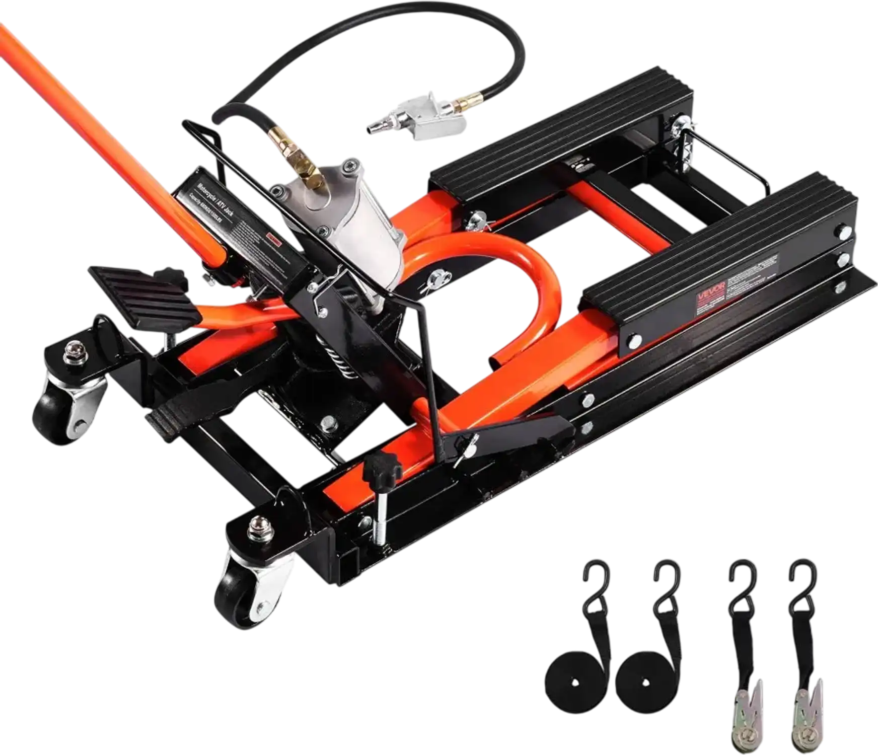 Vevor Motorcycle Lift Jack 1500 lbs Hydraulic Pneumatic Repair Stand New