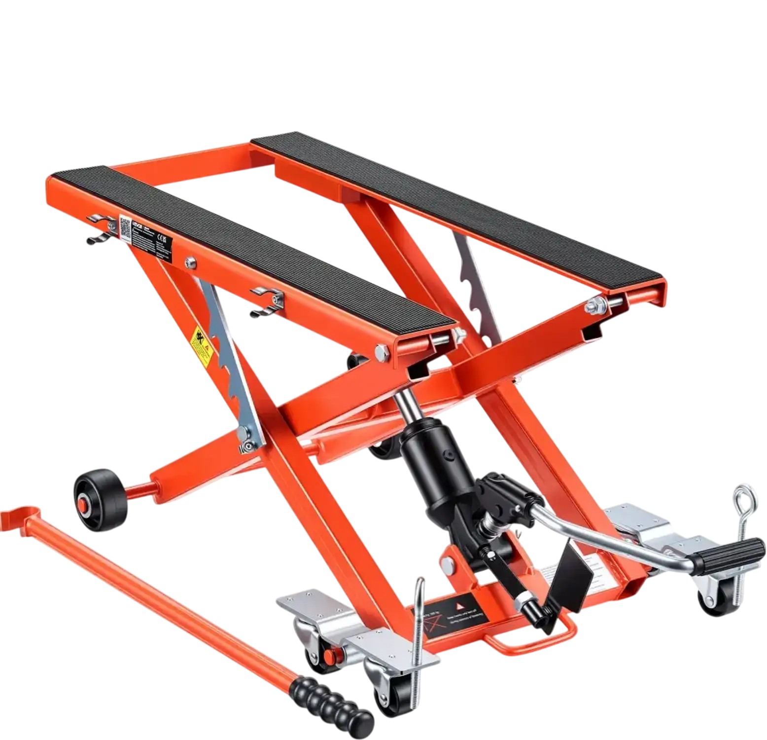 Vevor Motorcycle Lift Hydraulic Jack Portable Hoist Stand 1100 lbs New