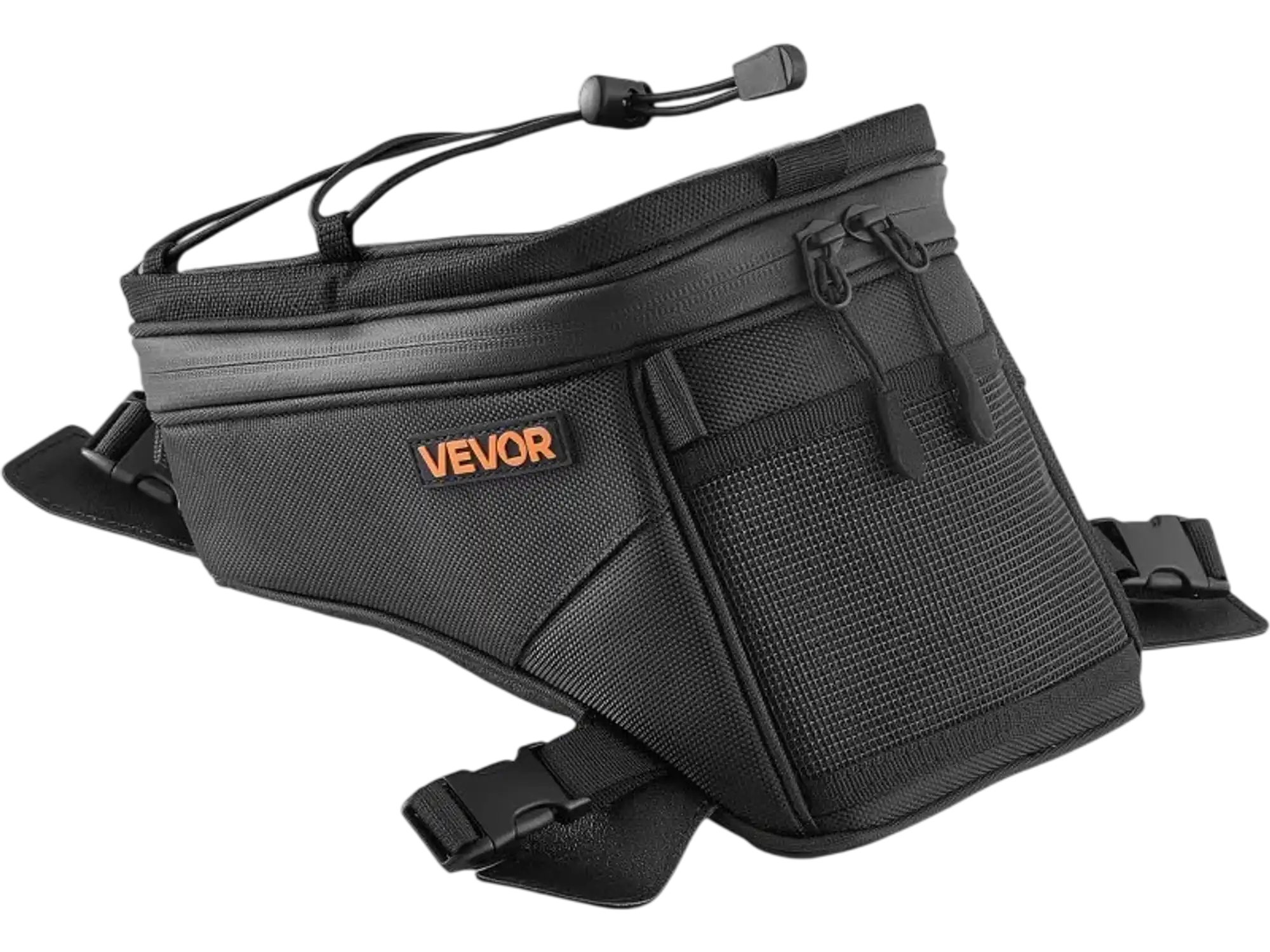 Vevor Motorcycle Tank Bag Small Black Motorbike Storage Bag with Touchscreen Phone Map Pocket New