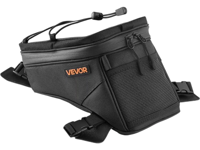 Vevor Motorcycle Tank Bag Small Black Motorbike Storage Bag with Touchscreen Phone Map Pocket New