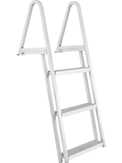 Vevor Dock Ladder Removable 3-Step Aluminum Alloy Pontoon Boat Ladder New