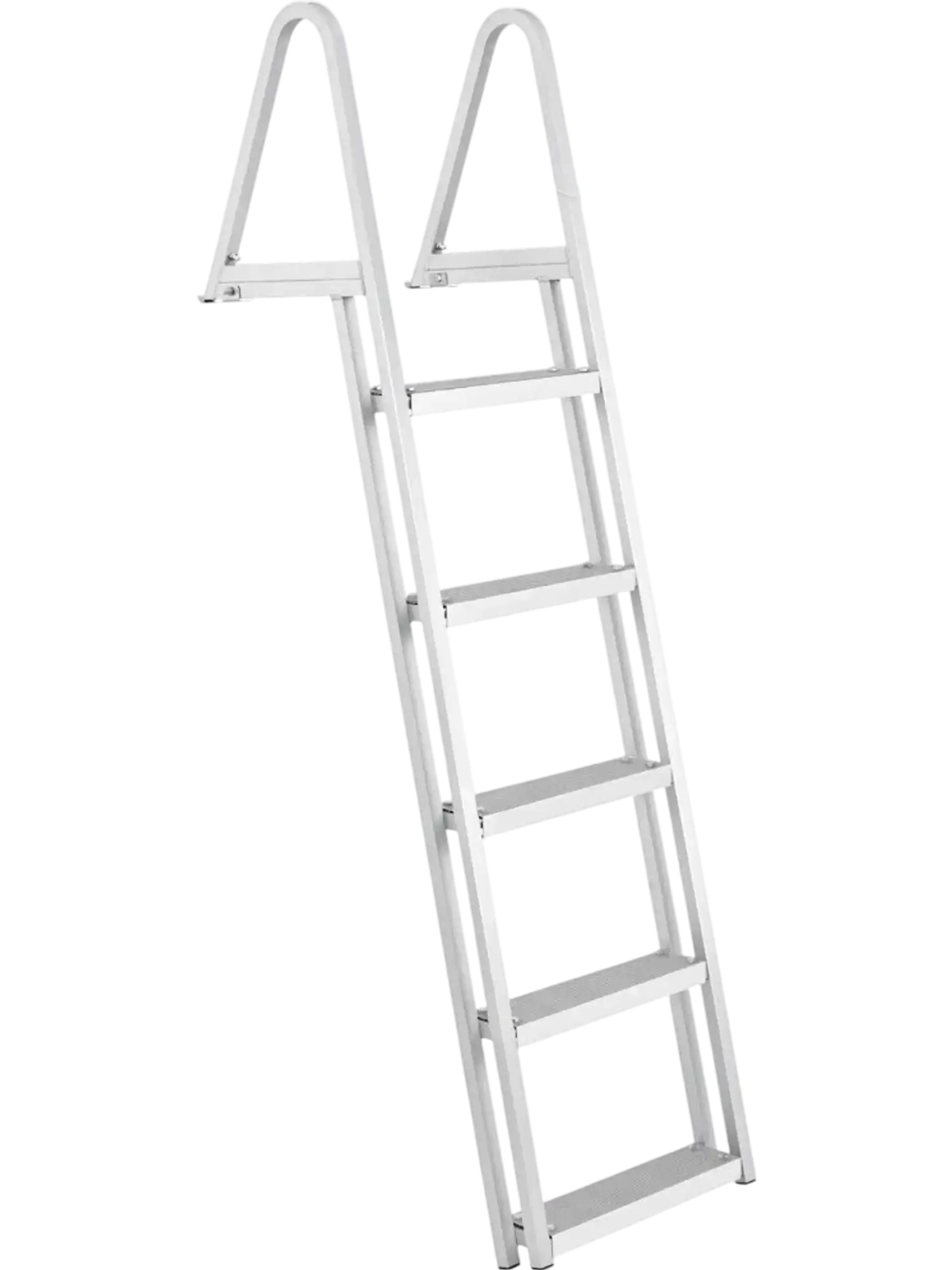 Vevor Dock Ladder Removable 5-Step Aluminum Alloy Pontoon Boat Boarding Ladder New